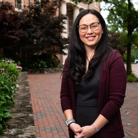 Desiree Rieckenberg posing on UNC Campus